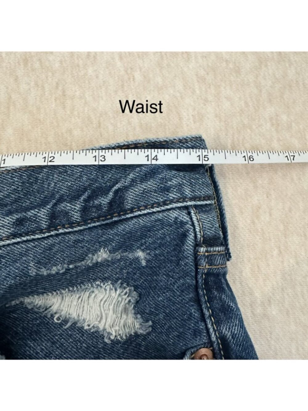 Levi’s 501 Jeans Women’s Size 28X32 Blue High Rise Button Fly Classic 12501-0421 - Picture 10 of 13